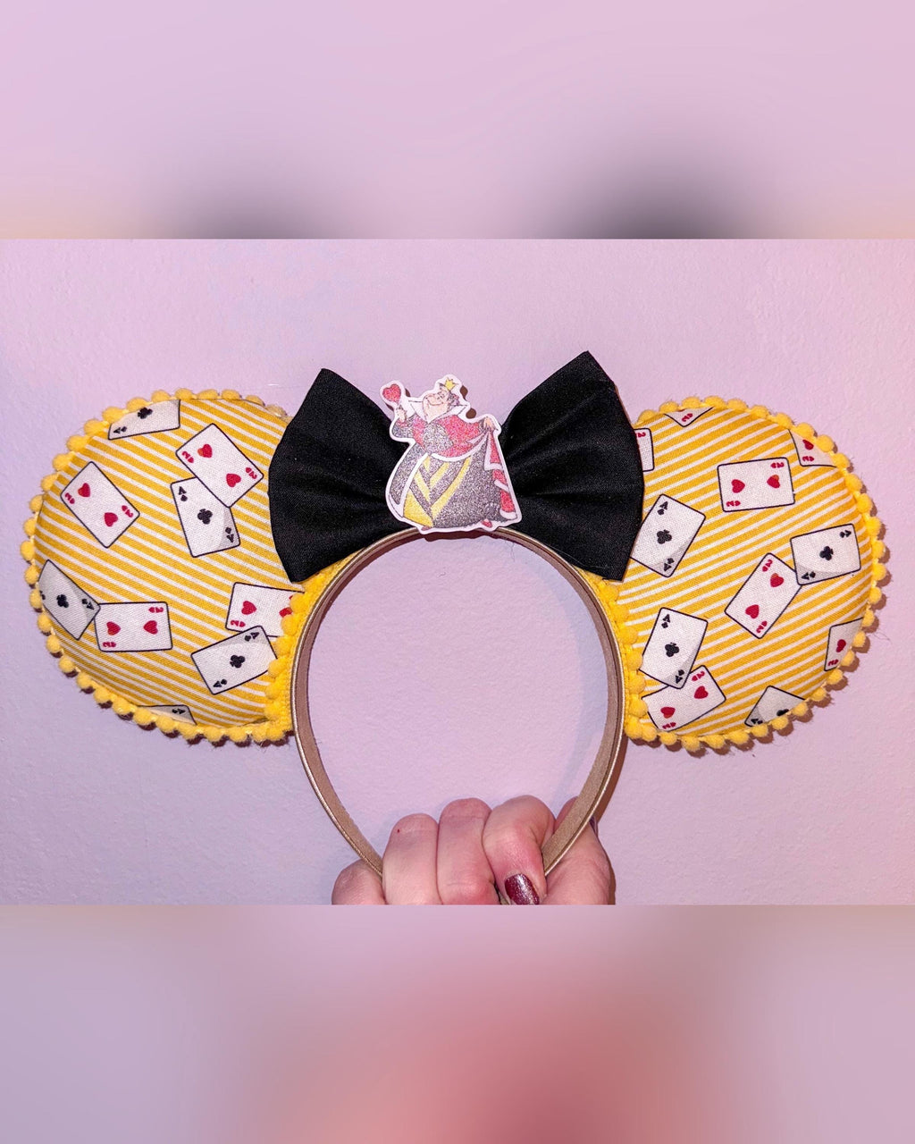 Handmade Alice In Wonderland Inspired Mickey Ears