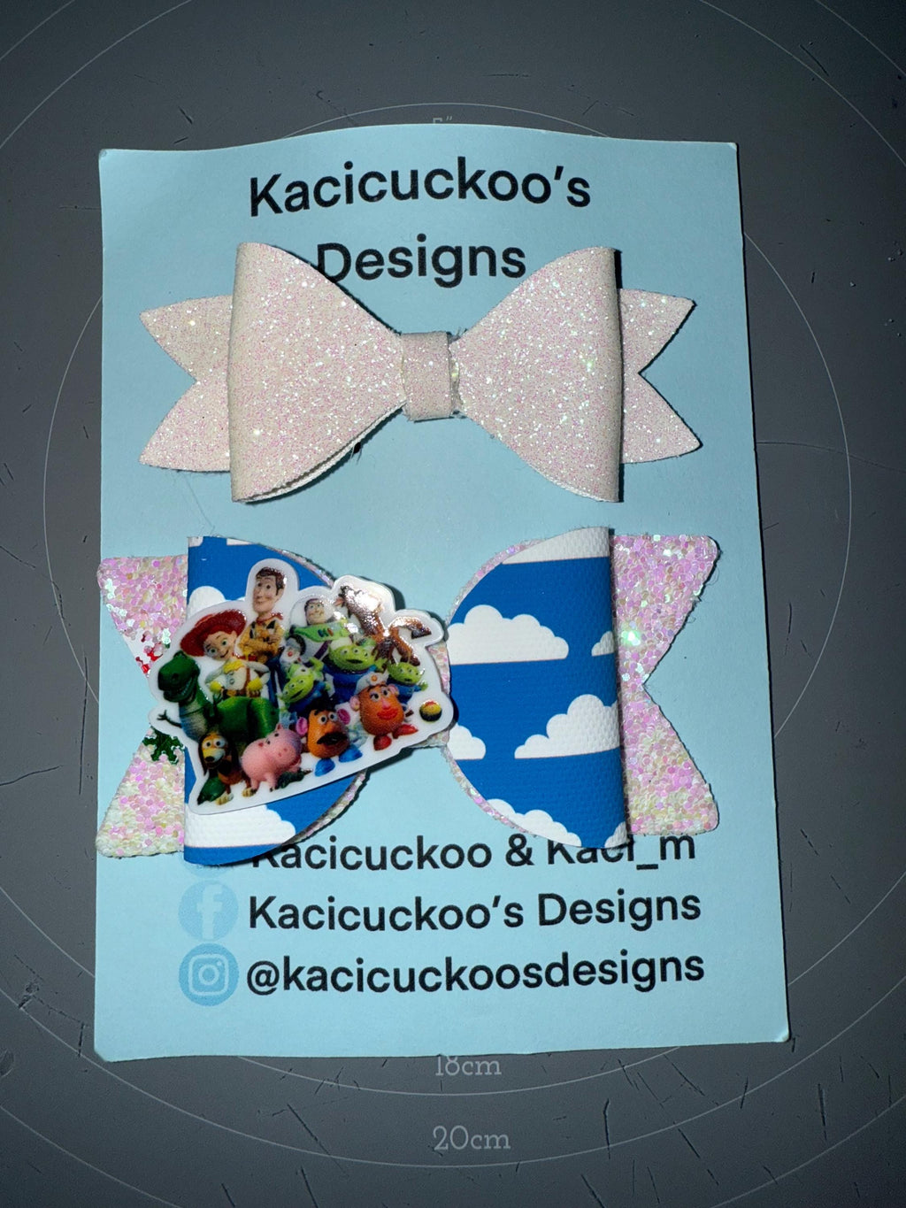 Handmade Toy Story Inspired Bows